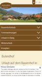 Mobile Screenshot of bulandhof.it